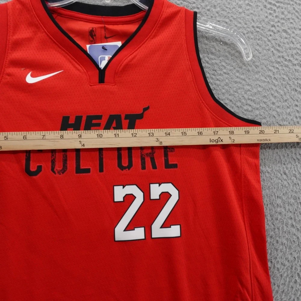 Nike Jimmy Butler Jersey Large Red Basketball Youth Miami Heat City Edition‎ 22